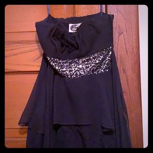 Navy blue cocktail dress worn twice